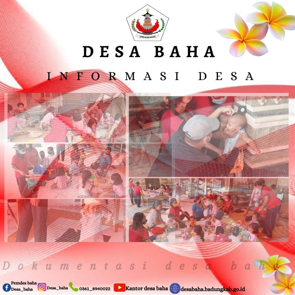 Kegiatan Posyandu Bulan Pebruari dilaksanakan di masing - masing banjar  wilayah Desa Baha, Kec. Mengwi